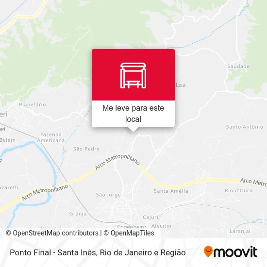 Ponto Final - Santa Inês mapa