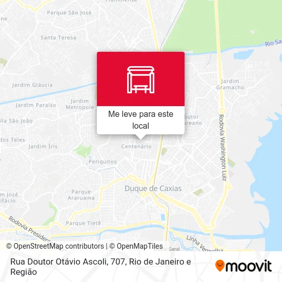Rua Doutor Otávio Ascoli, 707 mapa