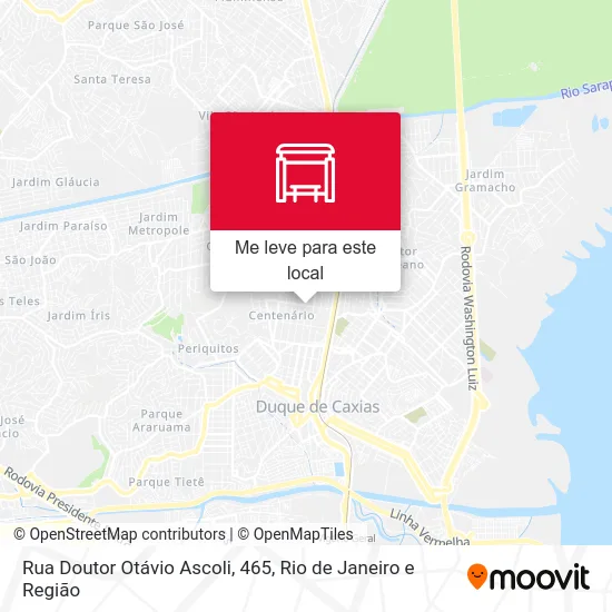 Rua Doutor Otávio Ascoli, 465 mapa