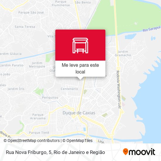 Rua Nova Friburgo, 5 mapa