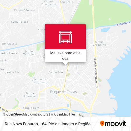 Rua Nova Friburgo, 164 mapa
