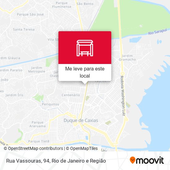Rua Vassouras, 94 mapa
