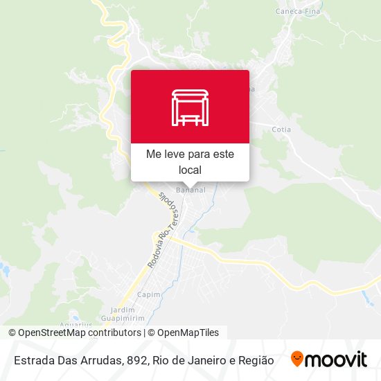 Estrada Das Arrudas, 892 mapa