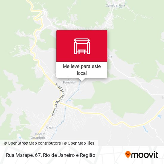Rua Marape, 67 mapa