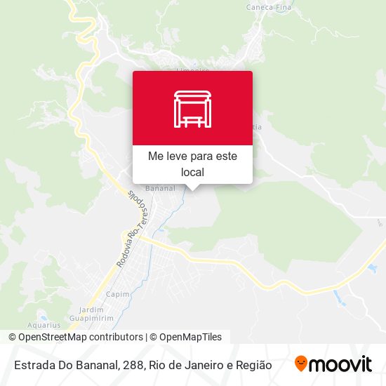 Estrada Do Bananal, 288 mapa