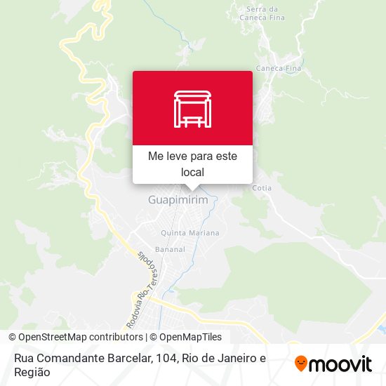 Rua Comandante Barcelar, 104 mapa