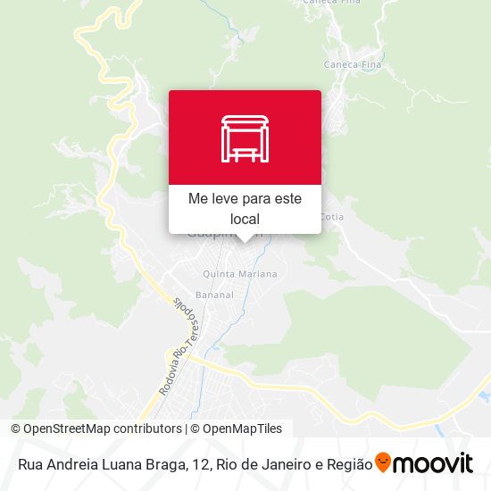 Rua Andreia Luana Braga, 12 mapa