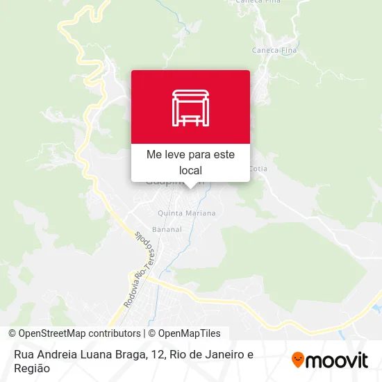 Rua Andreia Luana Braga, 12 mapa