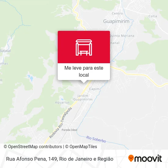 Rua Afonso Pena, 149 mapa