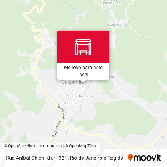 Rua Aníbal Chicri Kfuri, 321 mapa