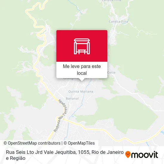 Rua Seis Lto Jrd Vale Jequitiba, 1055 mapa