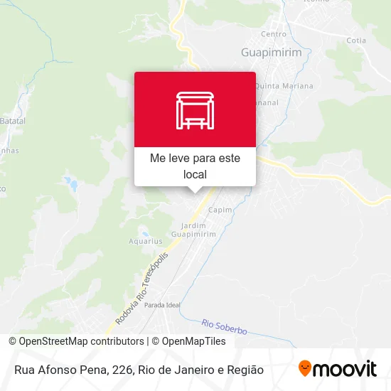 Rua Afonso Pena, 226 mapa
