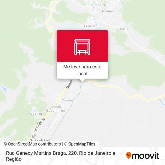 Rua Genecy Martins Braga, 220 mapa