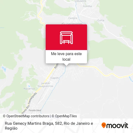 Rua Genecy Martins Braga, 582 mapa