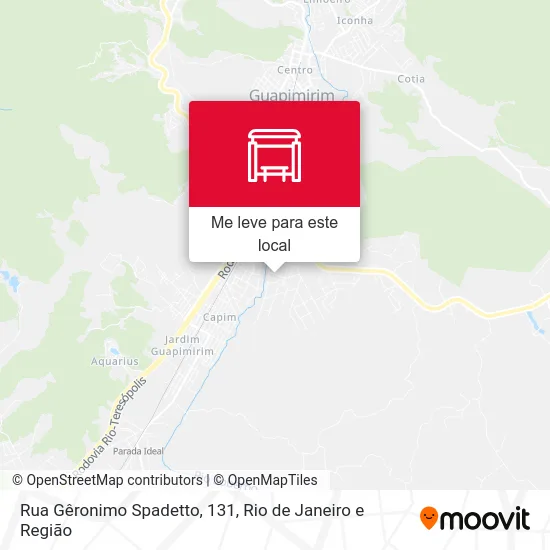 Rua Gêronimo Spadetto, 131 mapa