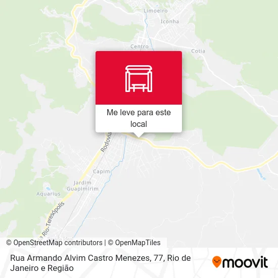 Rua Armando Alvim Castro Menezes, 77 mapa