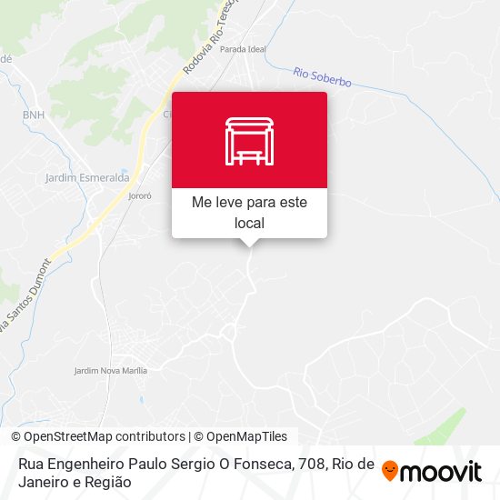 Rua Engenheiro Paulo Sergio O Fonseca, 708 mapa