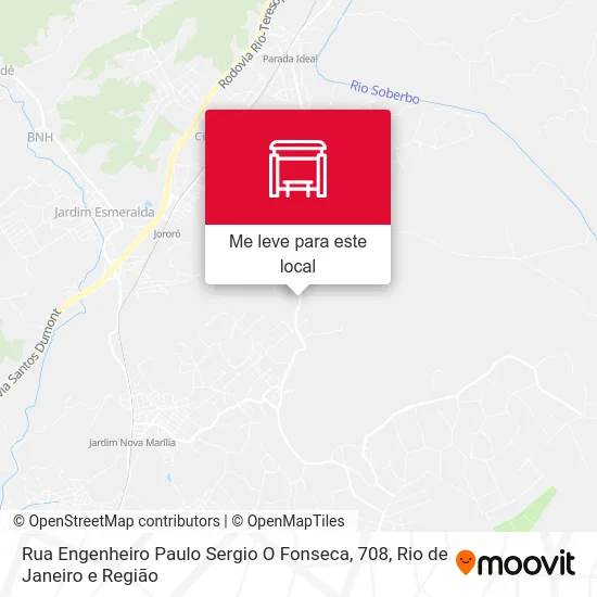 Rua Engenheiro Paulo Sergio O Fonseca, 708 mapa