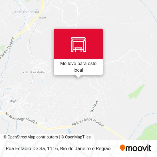 Rua Estacio De Sa, 1116 mapa