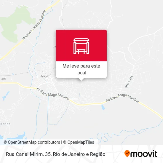 Rua Canal Mirim, 35 mapa