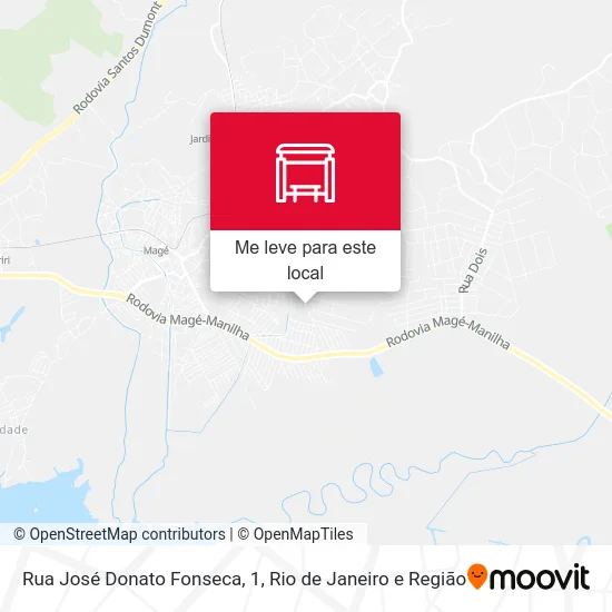 Rua José Donato Fonseca, 1 mapa