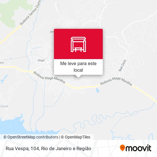 Rua Vespa, 104 mapa
