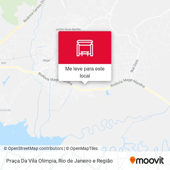 Praça Da Vila Olímpia mapa