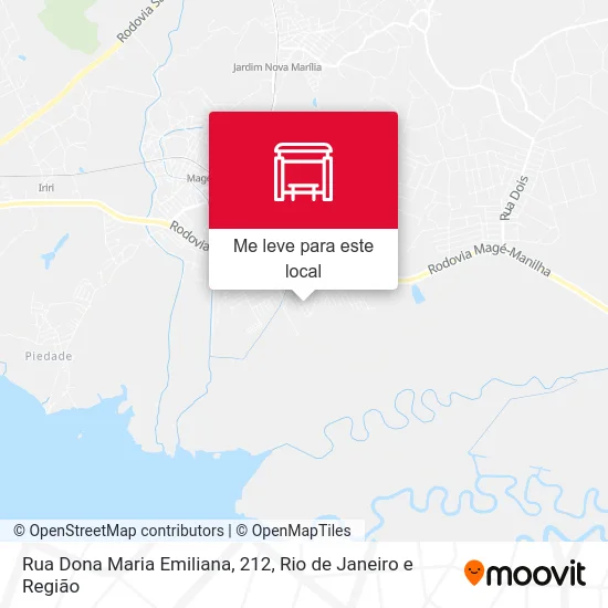 Rua Dona Maria Emiliana, 212 mapa