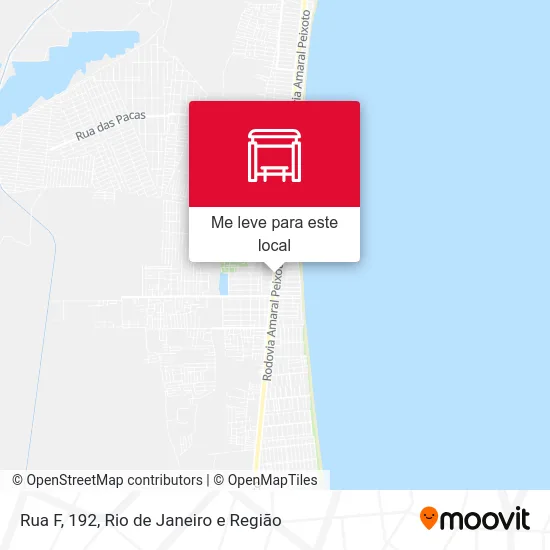Rua F, 192 mapa
