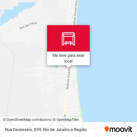 Rua Dezesseis, 859 mapa