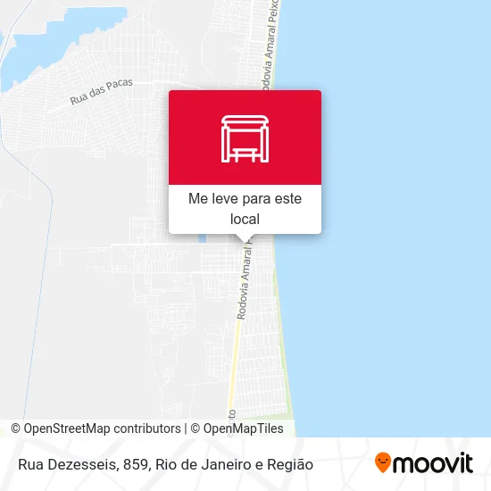 Rua Dezesseis, 859 mapa