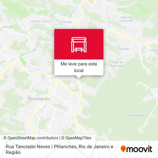 Rua Tancredo Neves | Phlanches mapa