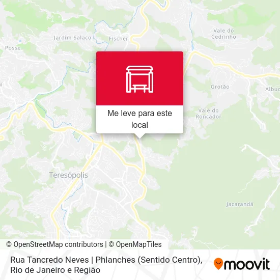 Rua Tancredo Neves | Phlanches (Sentido Centro) mapa