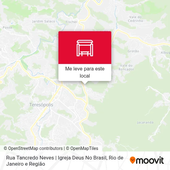 Rua Tancredo Neves | Igreja Deus No Brasil mapa