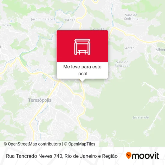 Rua Tancredo Neves 740 mapa
