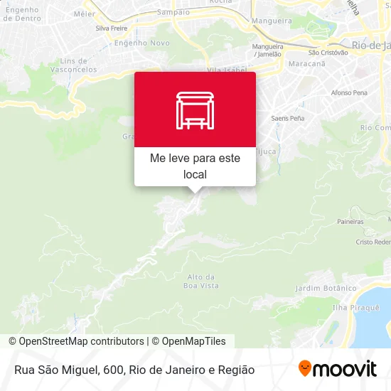 Rua São Miguel, 600 mapa