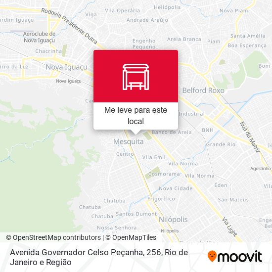Avenida Governador Celso Peçanha, 256 mapa