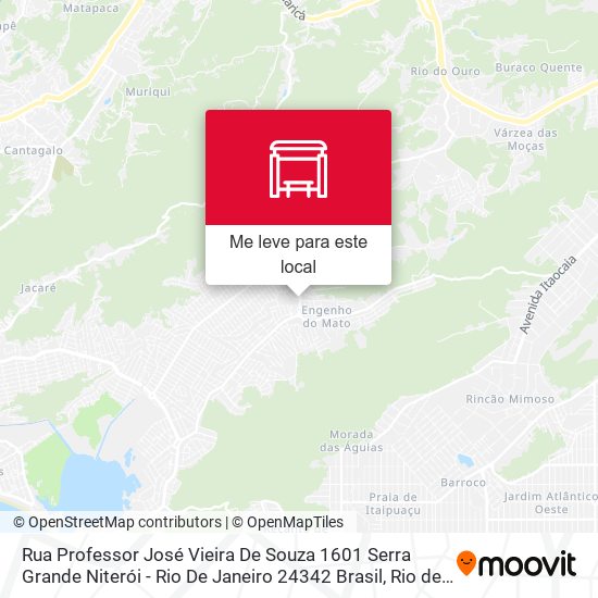 Rua Professor José Vieira De Souza 1601 Serra Grande Niterói - Rio De Janeiro 24342 Brasil mapa
