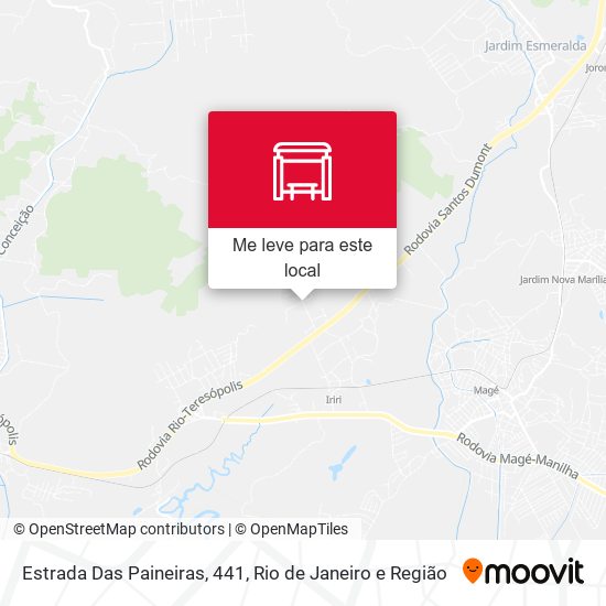 Estrada Das Paineiras, 441 mapa