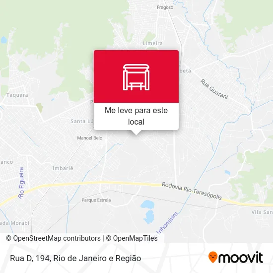Rua D, 194 mapa