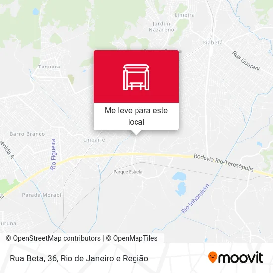 Rua Beta, 36 mapa