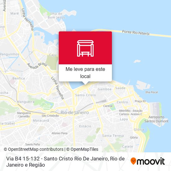 Via B4 15-132 - Santo Cristo Rio De Janeiro mapa