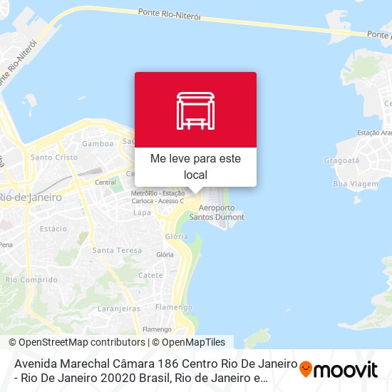 Avenida Marechal Câmara 186 Centro Rio De Janeiro - Rio De Janeiro 20020 Brasil mapa
