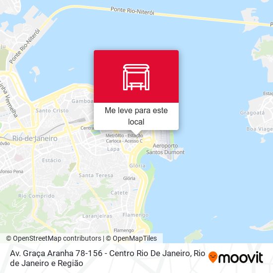 Av. Graça Aranha 78-156 - Centro Rio De Janeiro mapa