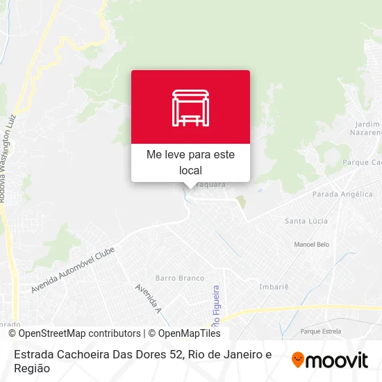 Estrada Cachoeira Das Dores 52 mapa