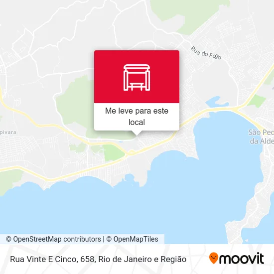 Rua Vinte E Cinco, 658 mapa
