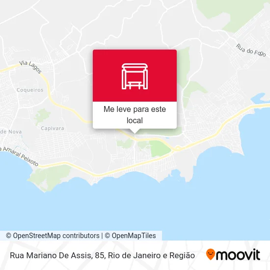 Rua Mariano De Assis, 85 mapa
