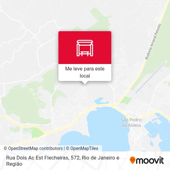 Rua Dois Ac Est Flecheiras, 572 mapa