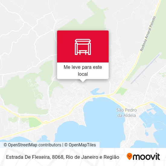Estrada De Flexeira, 8068 mapa