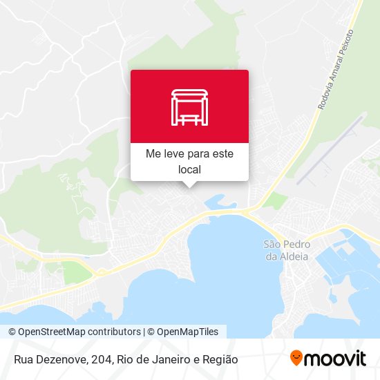 Rua Dezenove, 204 mapa